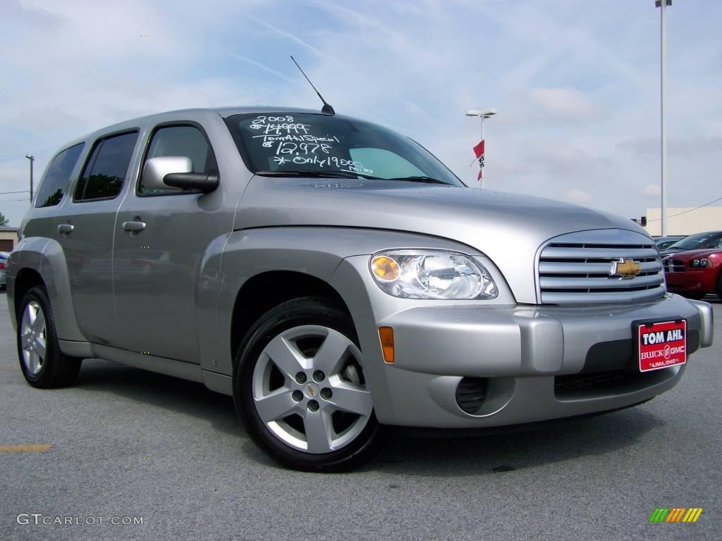 2008 HHR LT - Silverstone Metallic / Gray photo #1