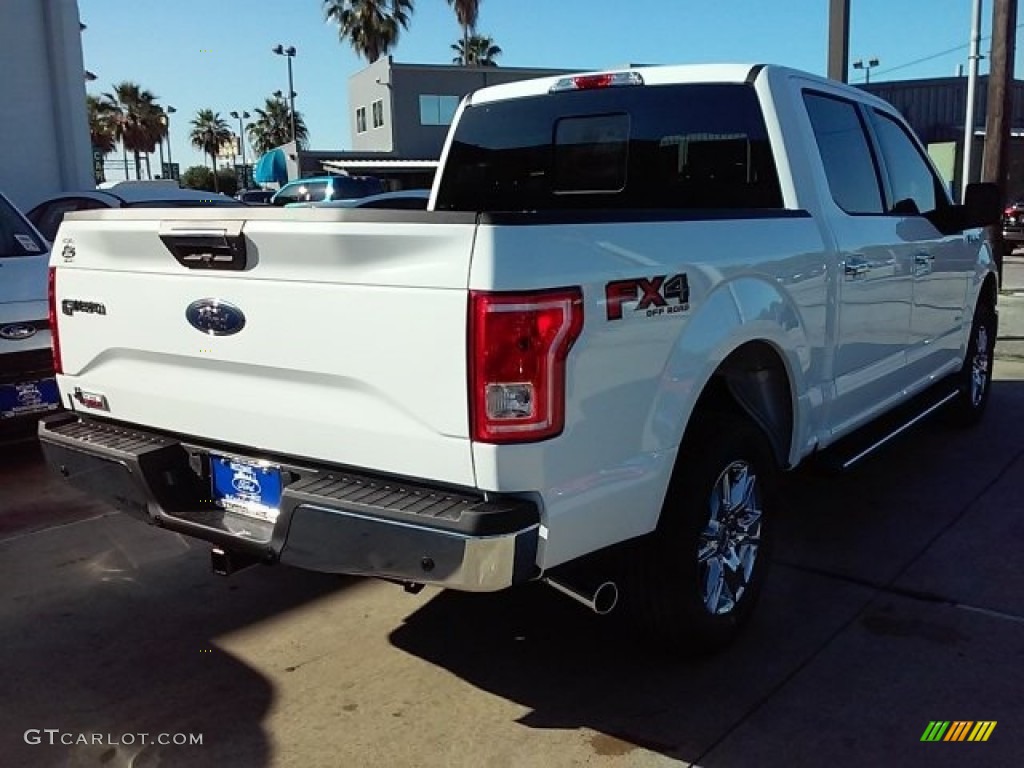 2016 F150 XLT SuperCrew 4x4 - Oxford White / Medium Earth Gray photo #25