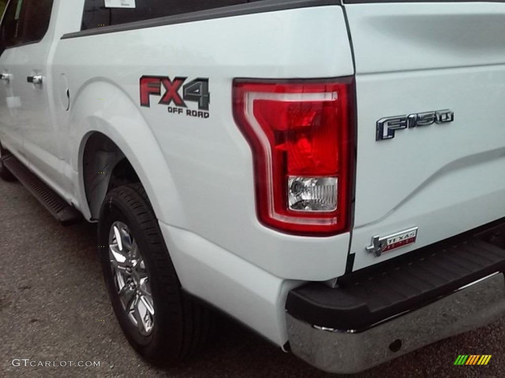 2016 F150 XLT SuperCrew 4x4 - Oxford White / Medium Earth Gray photo #31