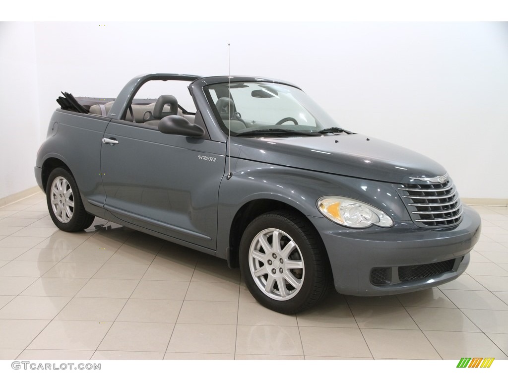 2006 PT Cruiser Convertible - Magnesium Green Pearl / Pastel Slate Gray photo #1