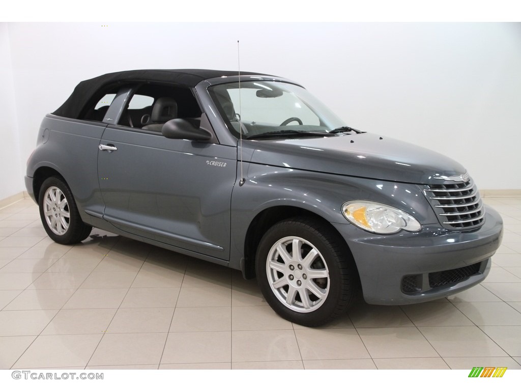 2006 PT Cruiser Convertible - Magnesium Green Pearl / Pastel Slate Gray photo #2