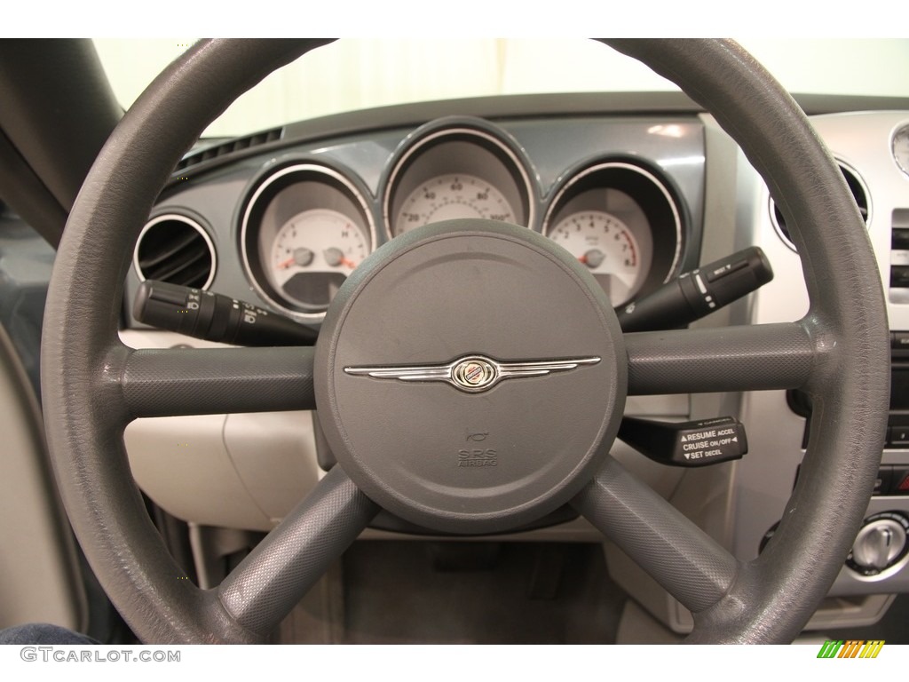 2006 PT Cruiser Convertible - Magnesium Green Pearl / Pastel Slate Gray photo #8