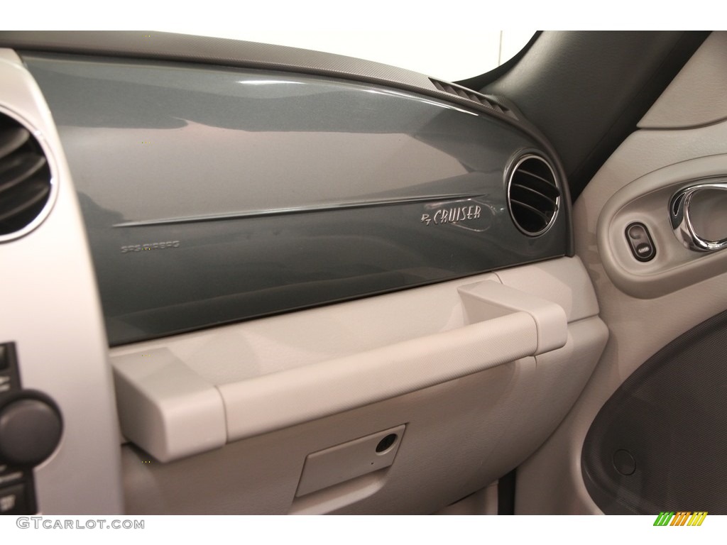 2006 PT Cruiser Convertible - Magnesium Green Pearl / Pastel Slate Gray photo #12