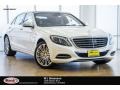 2016 designo Diamond White Metallic Mercedes-Benz S 550 Sedan  photo #1