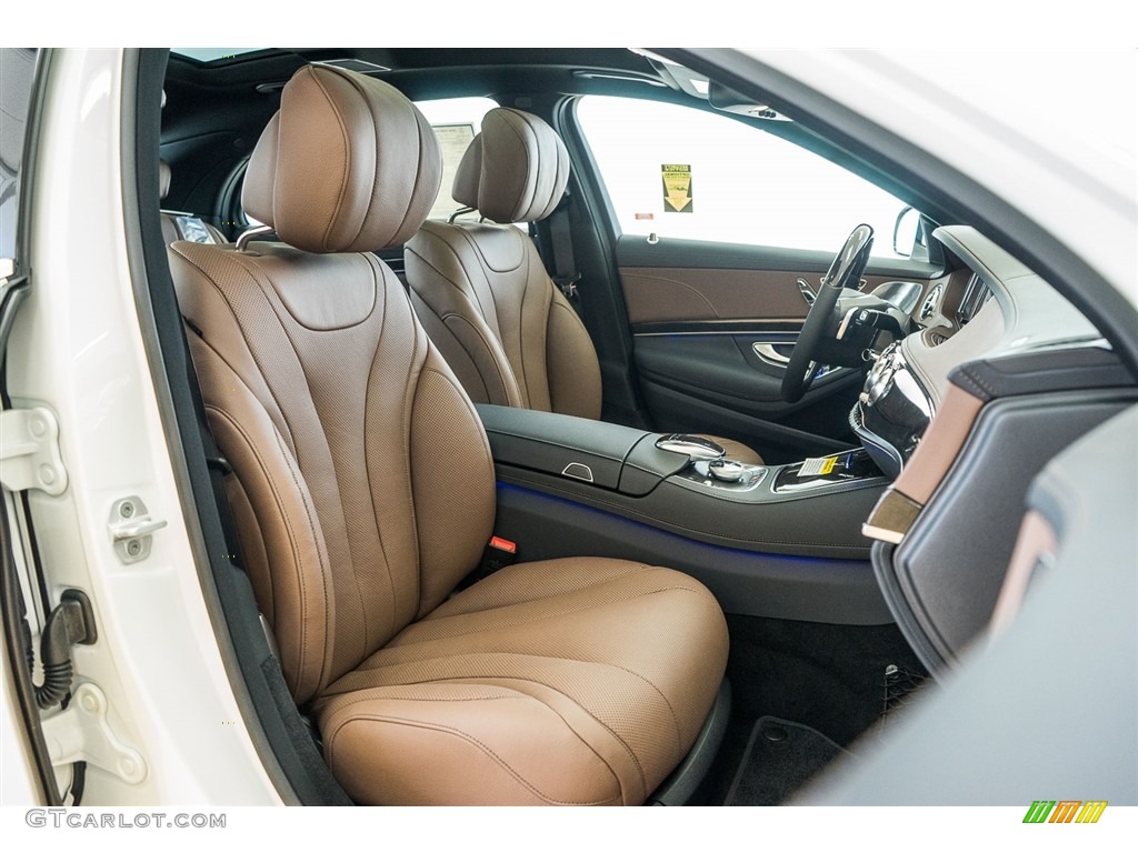 Nut Brown/Black Interior 2016 Mercedes-Benz S 550 Sedan Photo #114269432