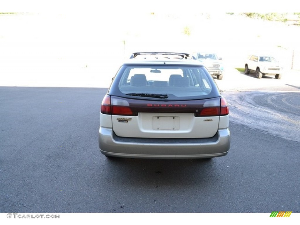 2003 Outback Wagon - White Frost Pearl / Beige photo #3