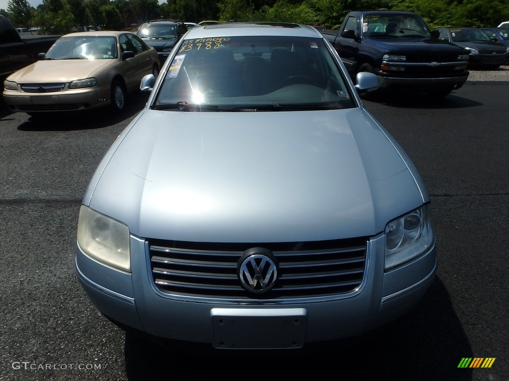 2004 Passat GLS Sedan - Blue Silver Metallic / Grey photo #6