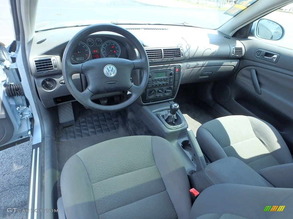 2004 Passat GLS Sedan - Blue Silver Metallic / Grey photo #10