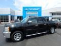 2013 Black Chevrolet Silverado 1500 LT Crew Cab 4x4  photo #1