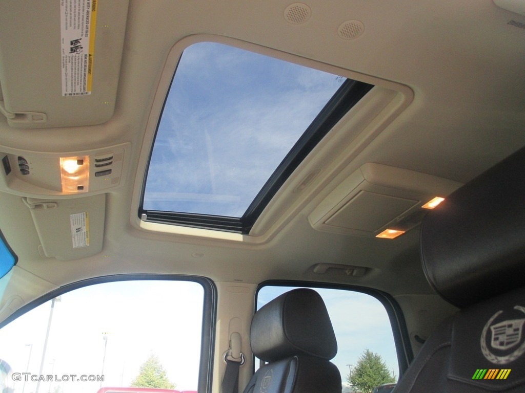 2011 Escalade Platinum AWD - White Diamond Tricoat / Cocoa/Light Linen Tehama Leather photo #10