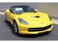 Corvette Racing Yellow Tintcoat 2016 Chevrolet Corvette Stingray Convertible