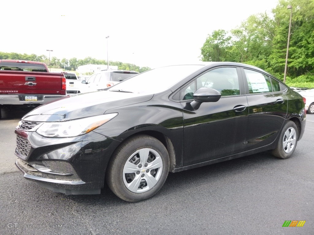 2016 Cruze LS Sedan - Mosaic Black Metallic / Jet Black photo #1