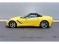 Corvette Racing Yellow Tintcoat - Corvette Stingray Convertible Photo No. 4