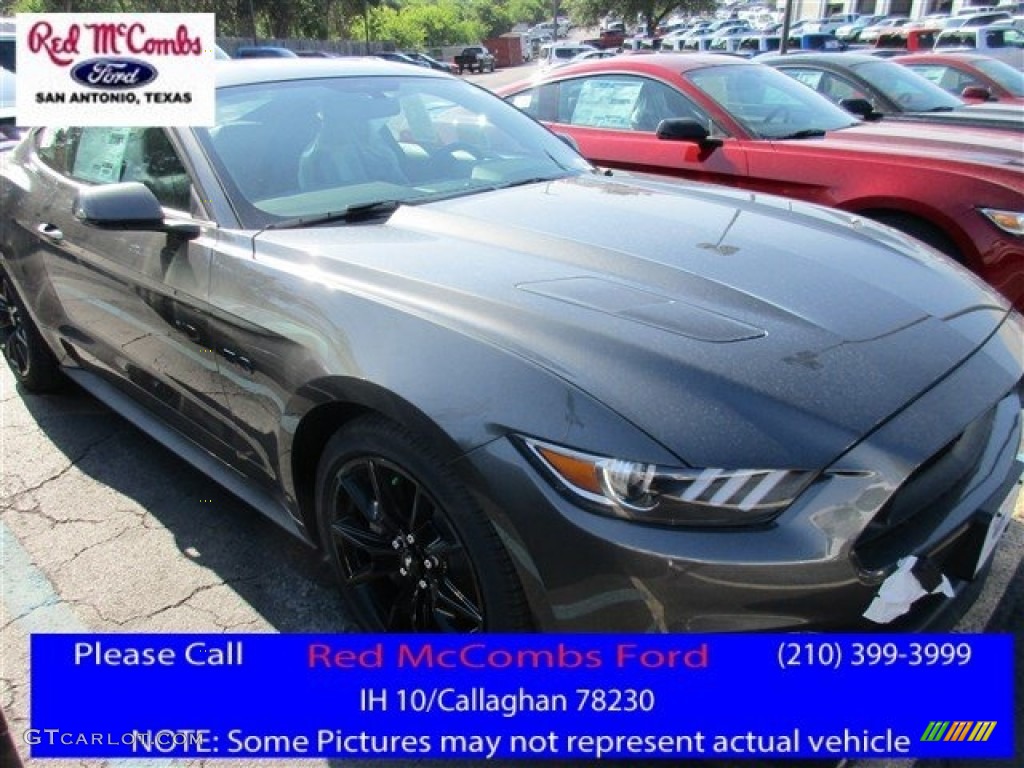 2017 Mustang GT Premium Coupe - Magnetic / Ebony photo #1