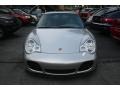 2001 Arctic Silver Metallic Porsche 911 Turbo Coupe  photo #2