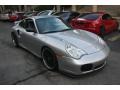 2001 Arctic Silver Metallic Porsche 911 Turbo Coupe  photo #5