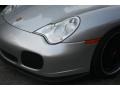 2001 Arctic Silver Metallic Porsche 911 Turbo Coupe  photo #12