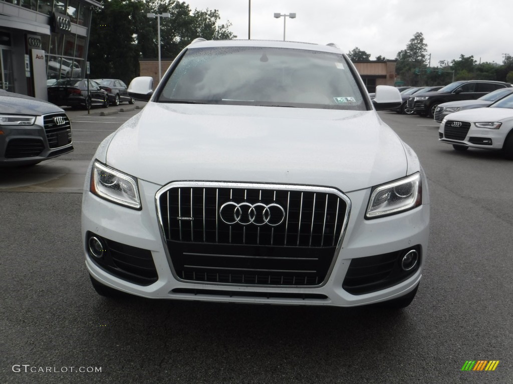 2016 Q5 2.0 TFSI Premium quattro - Glacier White Metallic / Chestnut Brown photo #6