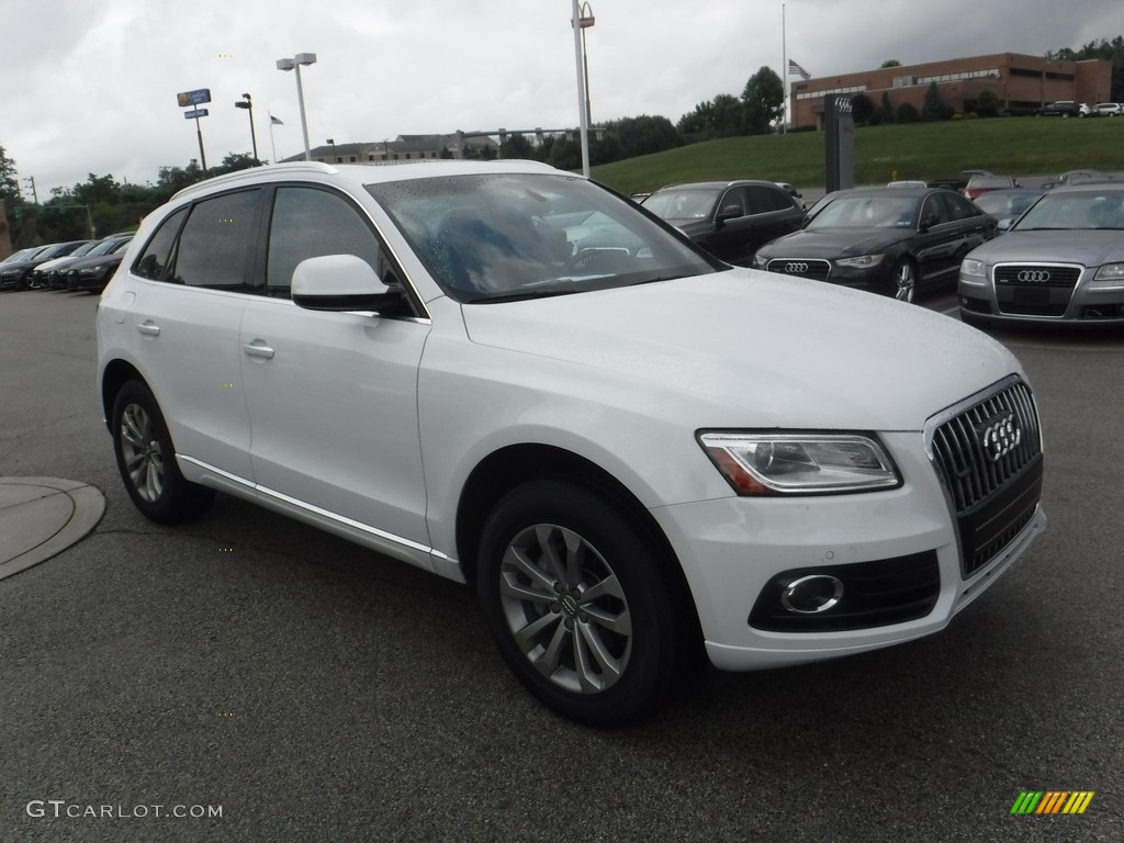 2016 Q5 2.0 TFSI Premium quattro - Glacier White Metallic / Chestnut Brown photo #7