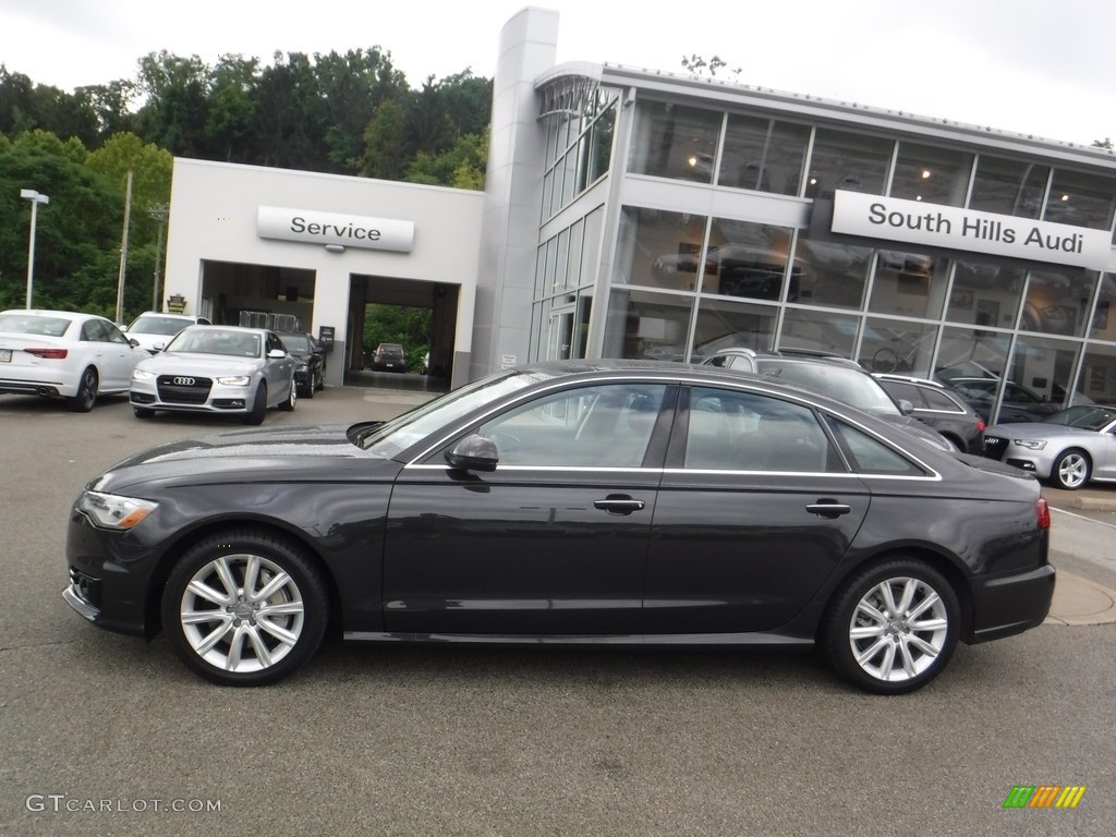 2016 A6 2.0 TFSI Premium Plus quattro - Oolong Grey Metallic / Nougat Brown photo #2