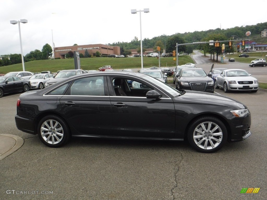 2016 A6 2.0 TFSI Premium Plus quattro - Oolong Grey Metallic / Nougat Brown photo #8