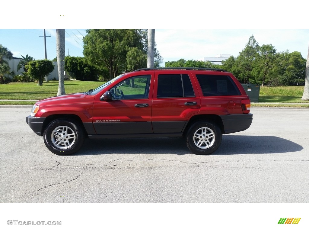 2003 Grand Cherokee Laredo - Dark Garnet Red Pearl / Dark Slate Gray photo #2