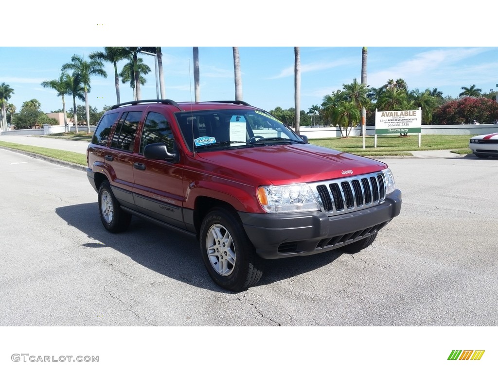 2003 Grand Cherokee Laredo - Dark Garnet Red Pearl / Dark Slate Gray photo #7