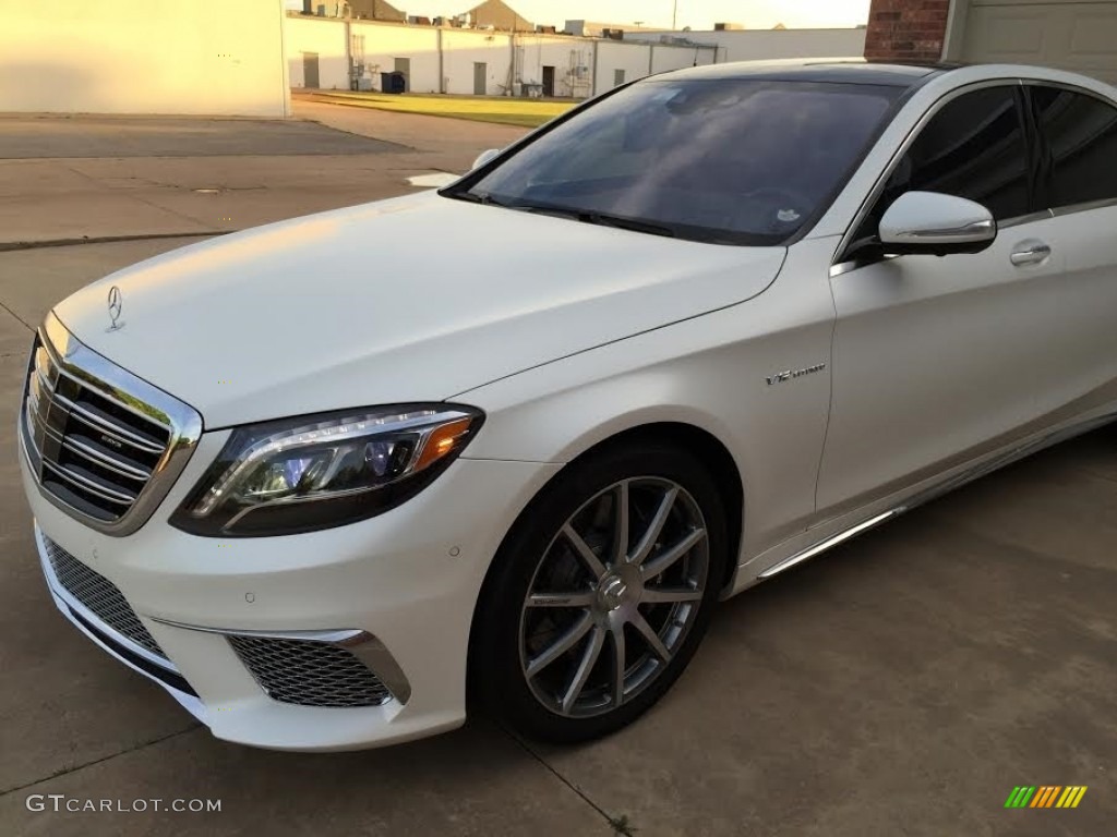 2015 designo Magno Cashmere White MercedesBenz S 65 AMG Sedan