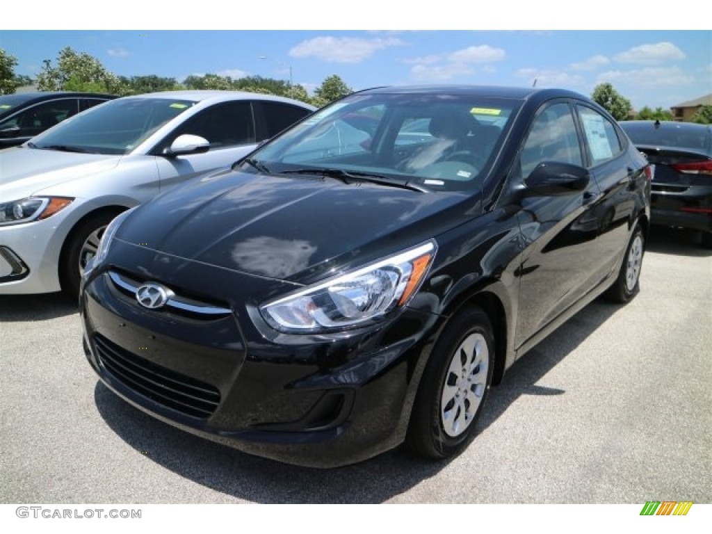Ultra Black Hyundai Accent