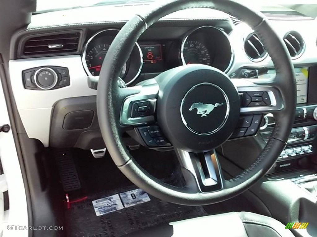 2017 Mustang GT Premium Coupe - White Platinum / Ebony photo #4