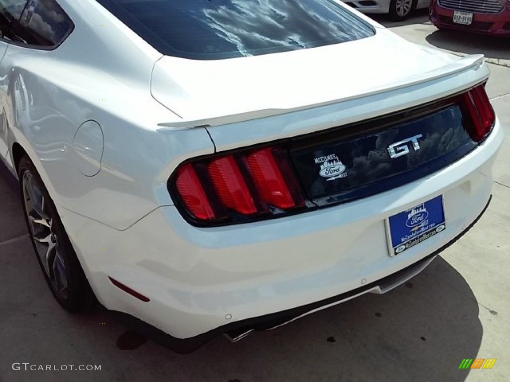 2017 Mustang GT Premium Coupe - White Platinum / Ebony photo #21