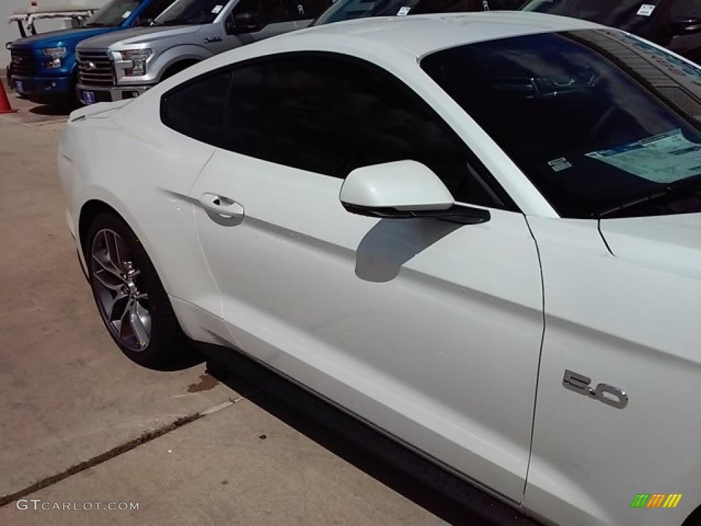 2017 Mustang GT Premium Coupe - White Platinum / Ebony photo #25