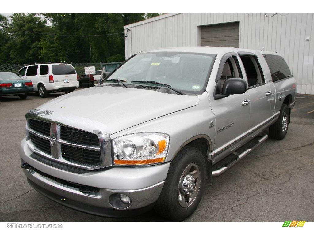 2006 Ram 2500 SLT Mega Cab - Bright Silver Metallic / Medium Slate Gray photo #1