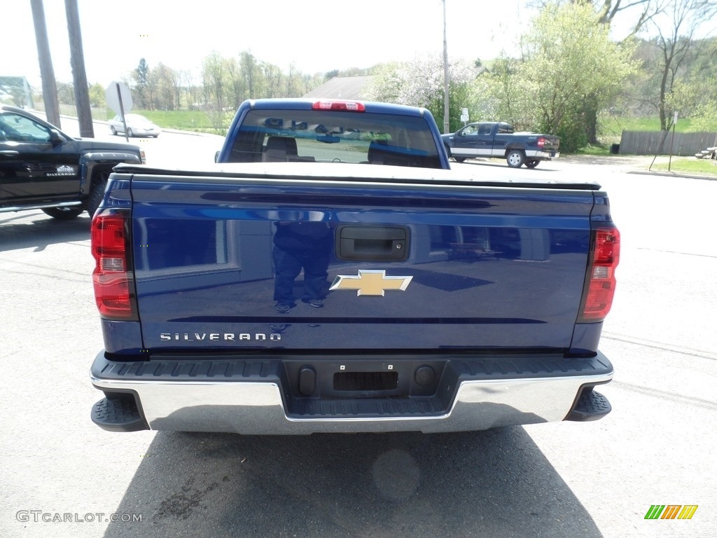 2014 Silverado 1500 WT Double Cab 4x4 - Blue Topaz Metallic / Jet Black/Dark Ash photo #7