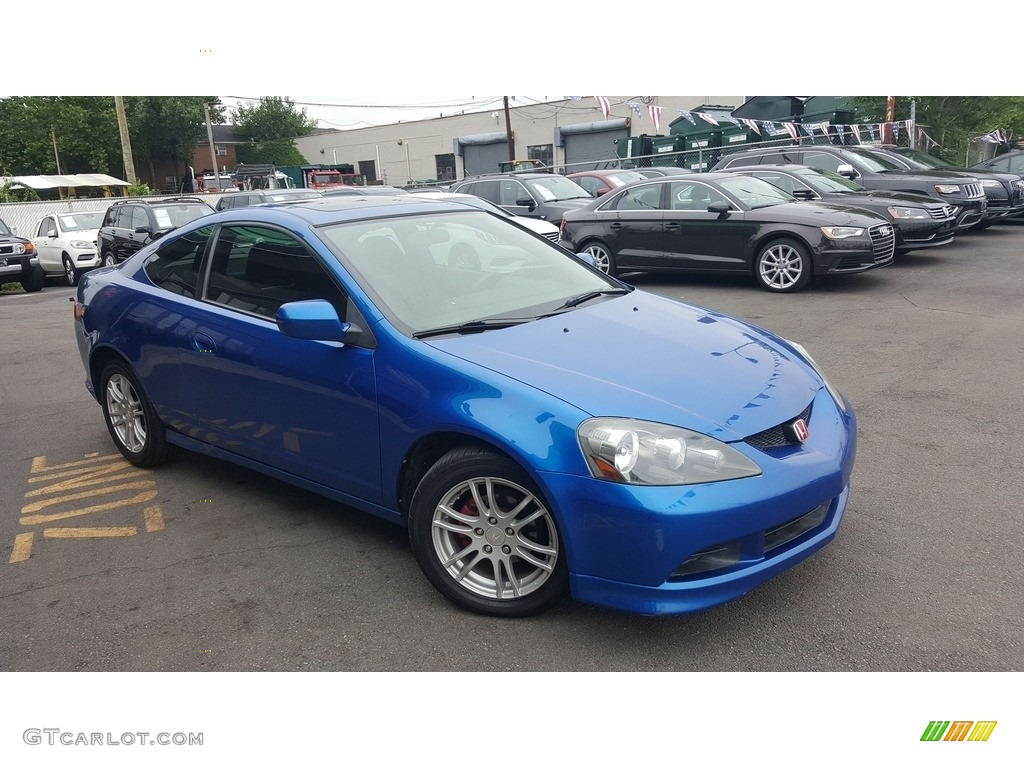 Vivid Blue Pearl 2005 Acura RSX Sports Coupe Exterior Photo #114284864