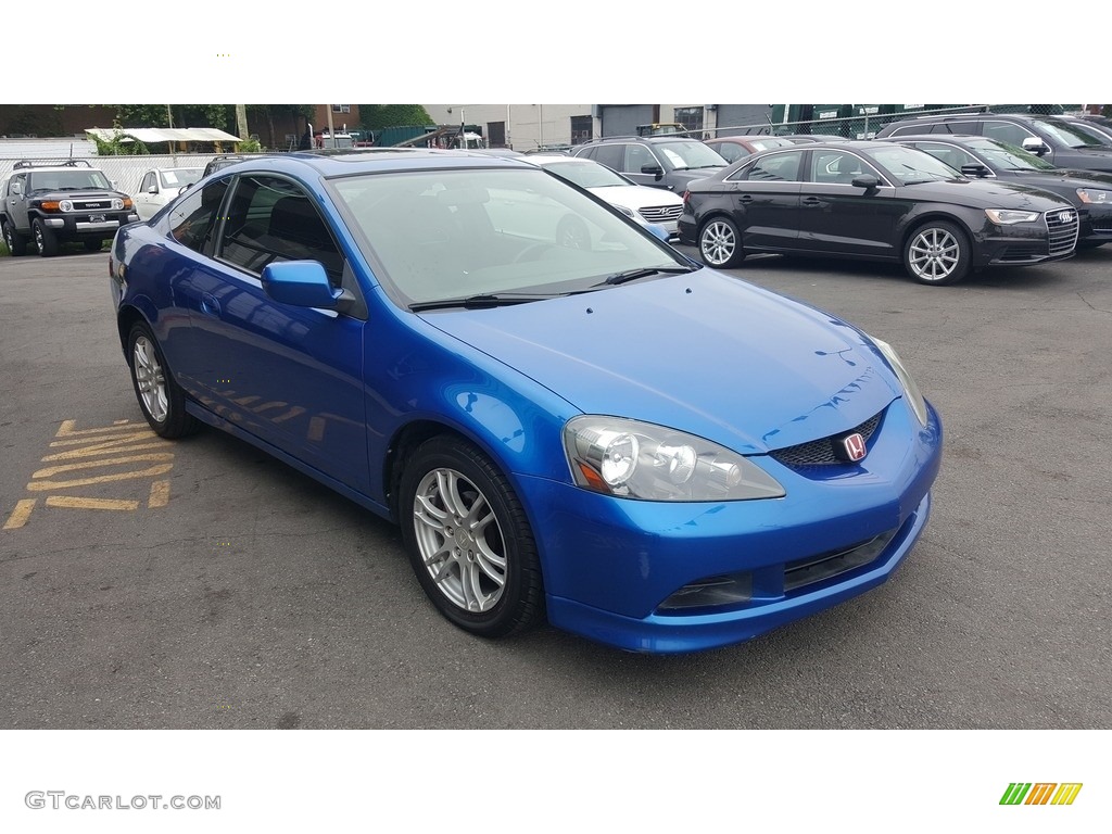 2005 RSX Sports Coupe - Vivid Blue Pearl / Ebony photo #7