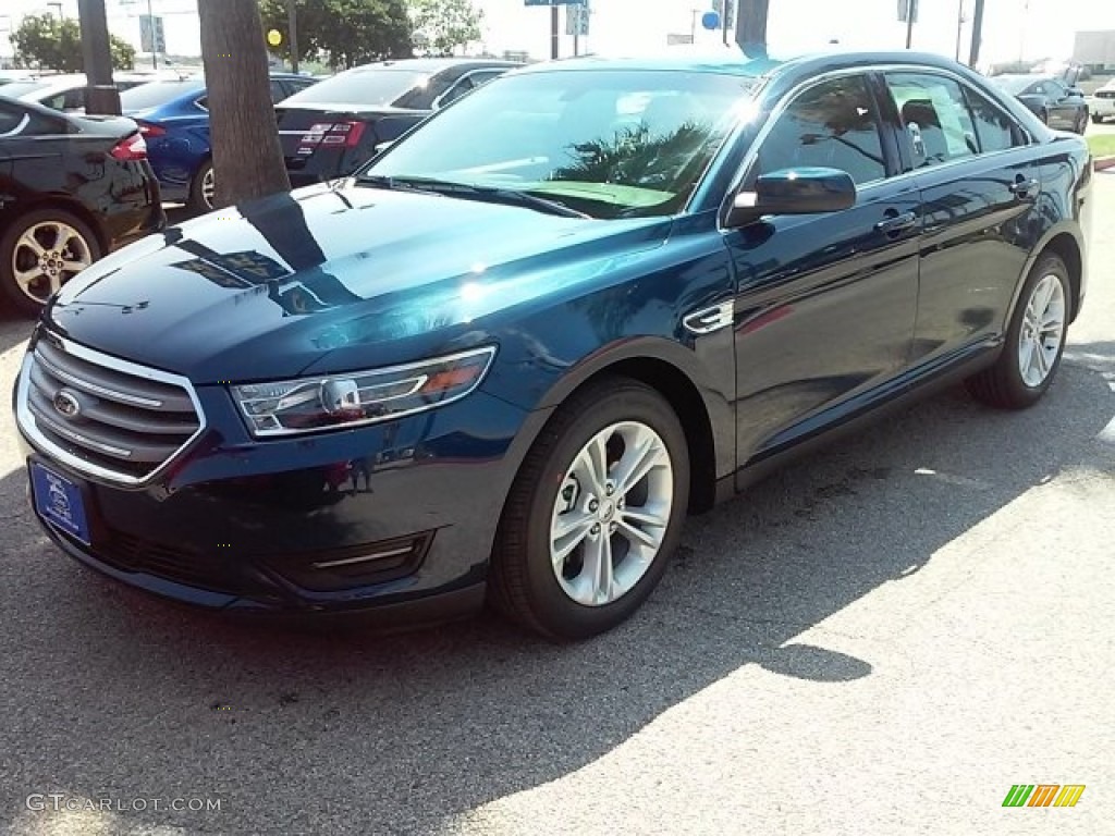 2016 Taurus SEL - Blue Jeans / Charcoal Black photo #24