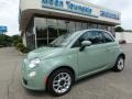 2013 Verde Chiaro (Light Green) Fiat 500 Pop  photo #1