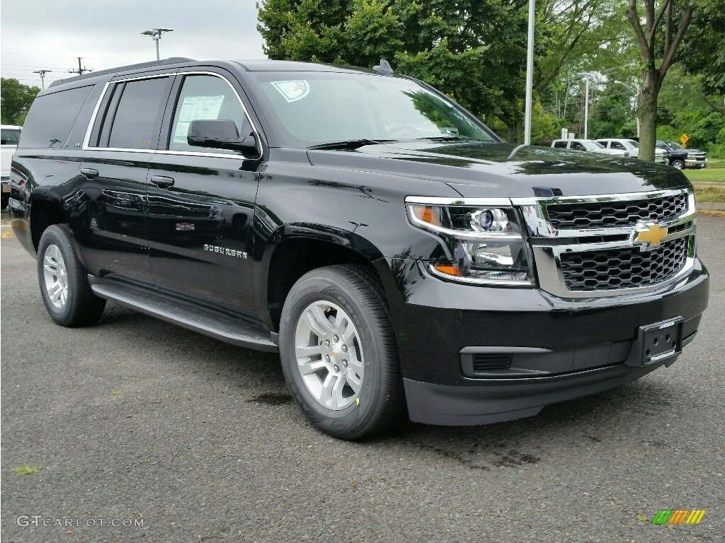Black 2016 Chevrolet Suburban LS 4WD Exterior Photo #114286108