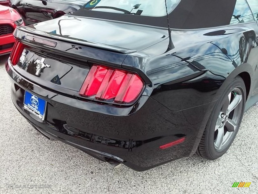 2016 Mustang V6 Convertible - Shadow Black / Ebony photo #13