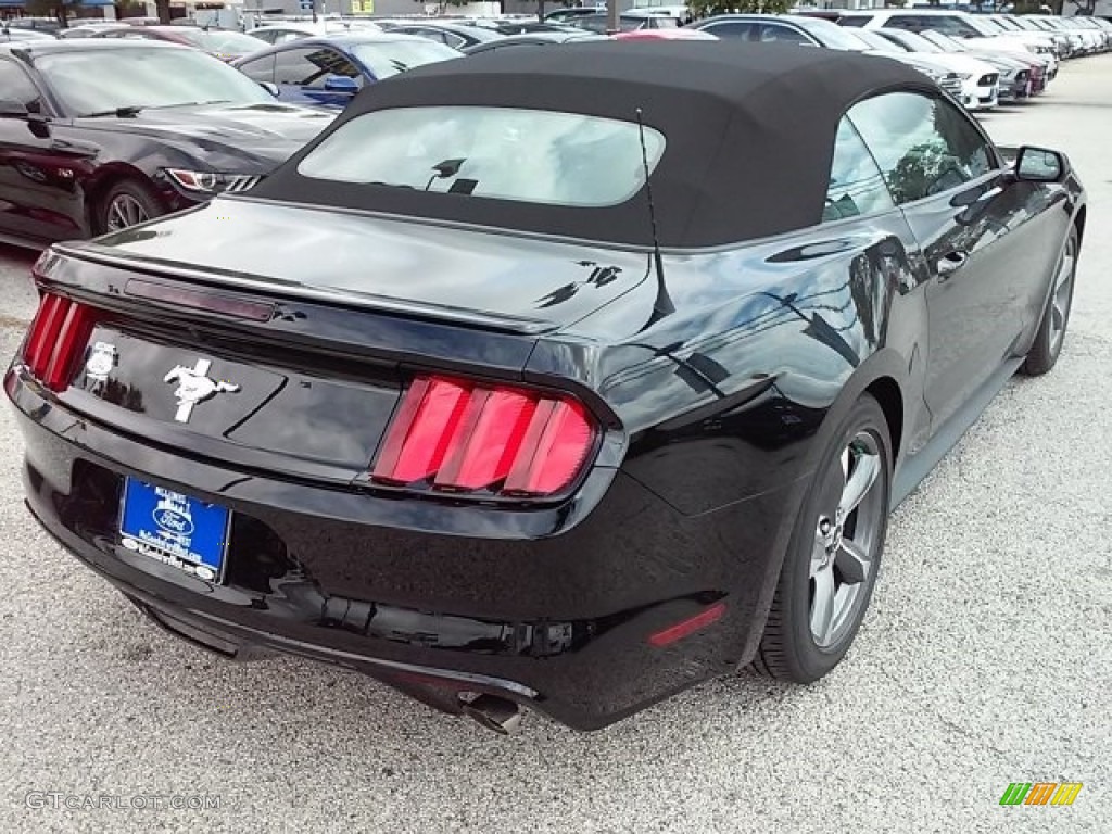 2016 Mustang V6 Convertible - Shadow Black / Ebony photo #14