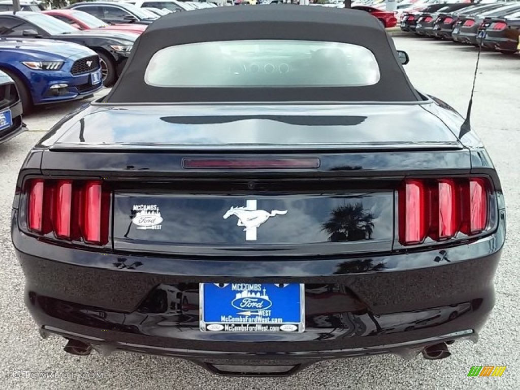 2016 Mustang V6 Convertible - Shadow Black / Ebony photo #15