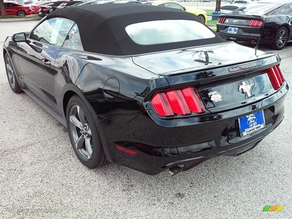 2016 Mustang V6 Convertible - Shadow Black / Ebony photo #17