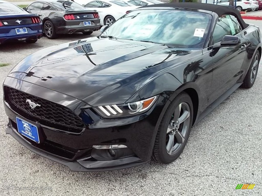 2016 Mustang V6 Convertible - Shadow Black / Ebony photo #19