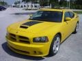 2007 Detonator Yellow Clearcoat Dodge Charger SRT-8 Super Bee  photo #2