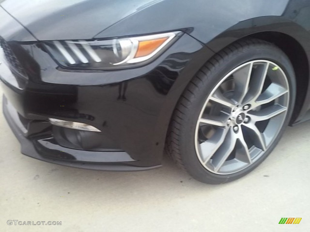 2016 Mustang EcoBoost Premium Convertible - Shadow Black / Ebony photo #5