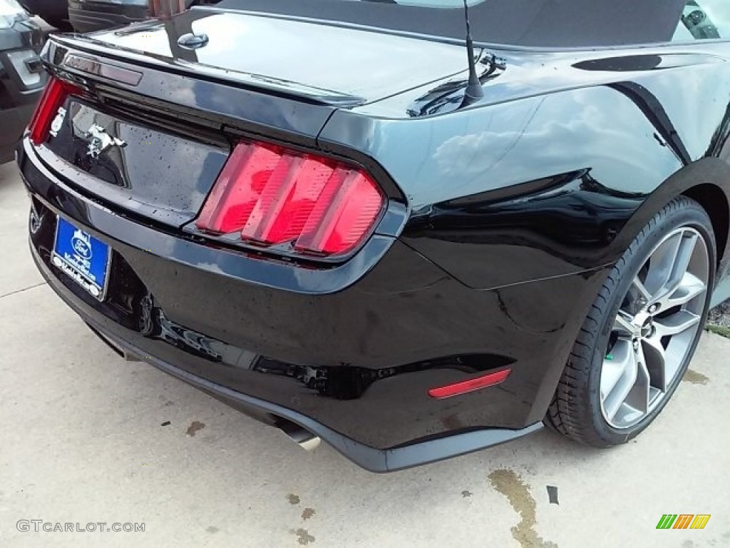 2016 Mustang EcoBoost Premium Convertible - Shadow Black / Ebony photo #17