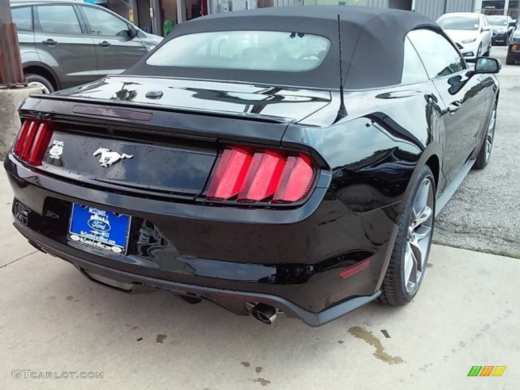 2016 Mustang EcoBoost Premium Convertible - Shadow Black / Ebony photo #18