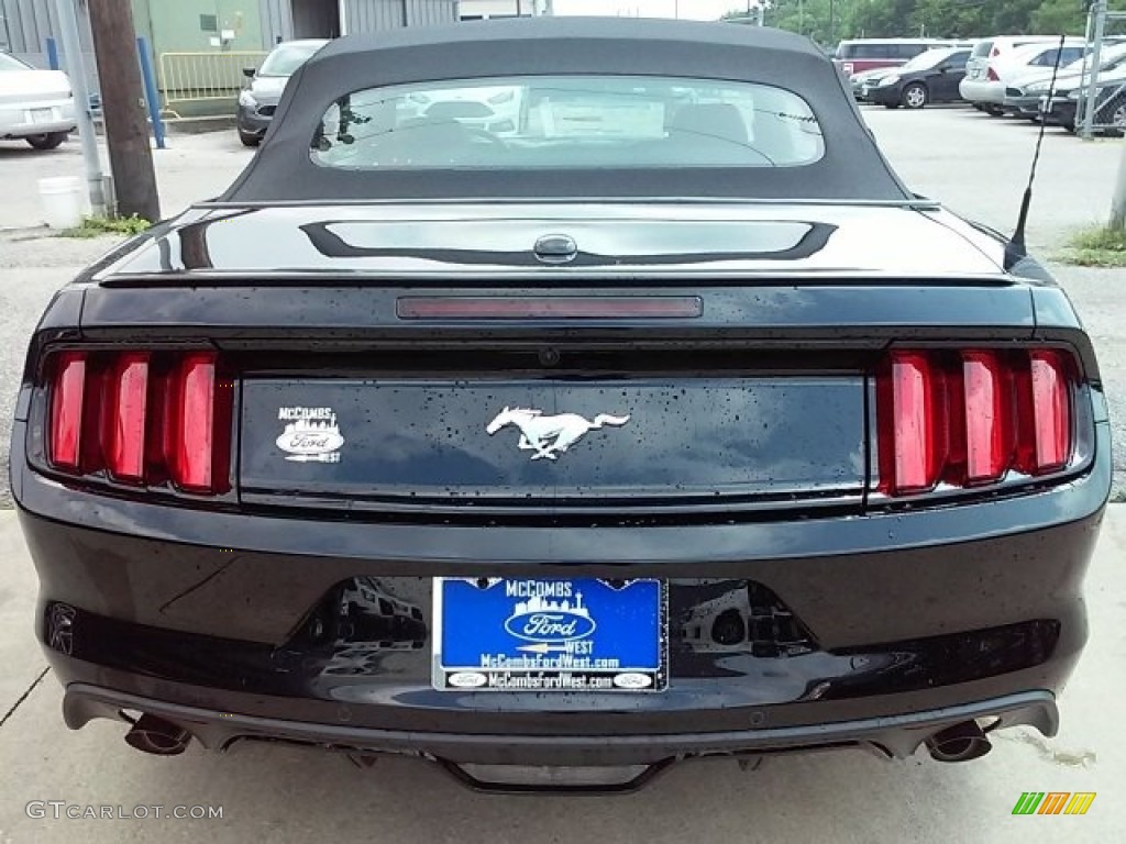 2016 Mustang EcoBoost Premium Convertible - Shadow Black / Ebony photo #19