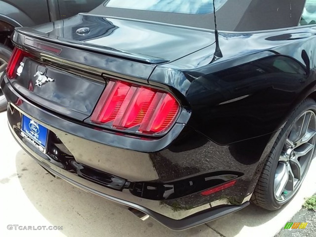 2016 Mustang EcoBoost Premium Convertible - Shadow Black / Ebony photo #29